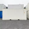 conteneur-blanc-premier-voyage Conteneurs High Cube 20 Pieds