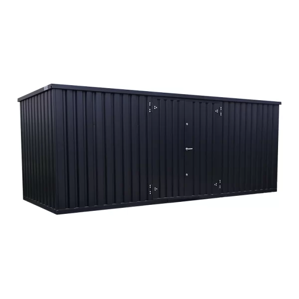 Conteneur démontable noir 5 x 2 mètres